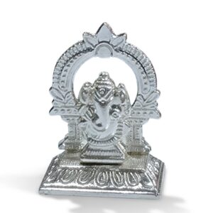White Metal Ganesha